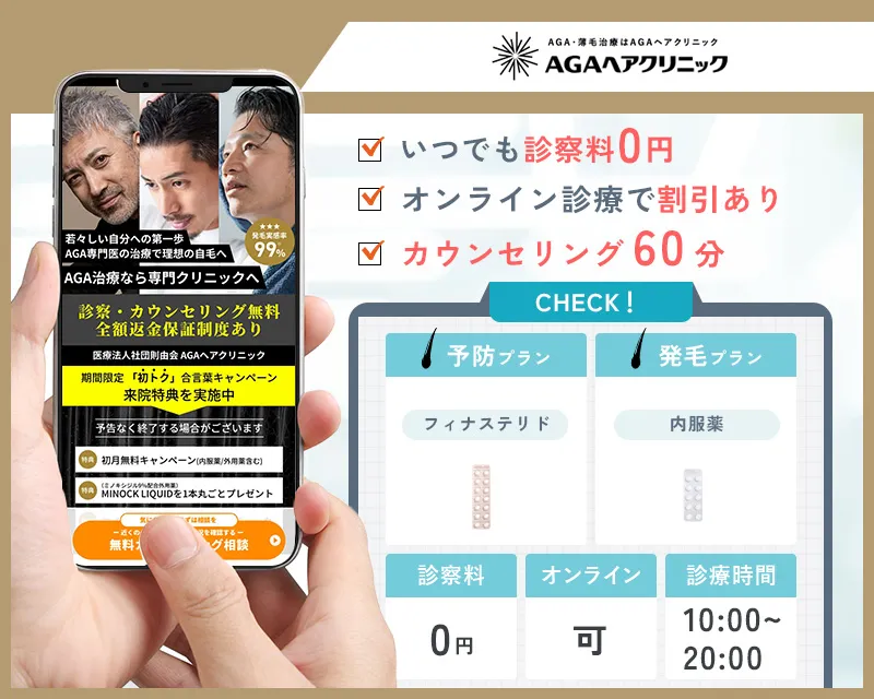 AGAヘアクリニックのAGA治療